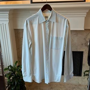 Armani Mens Dress shirt. Very light green.